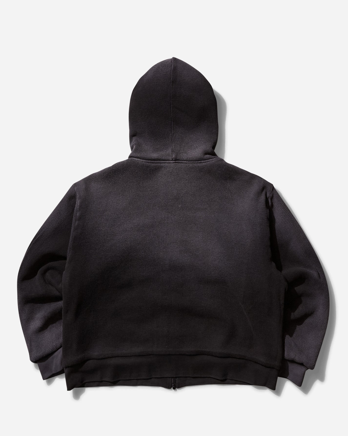 1017 ALYX 9SM Washed Effect Reversible Zip-Up Hoodie Washed Black Sweatshirts Hoodies AAMSW0241FA01 WB