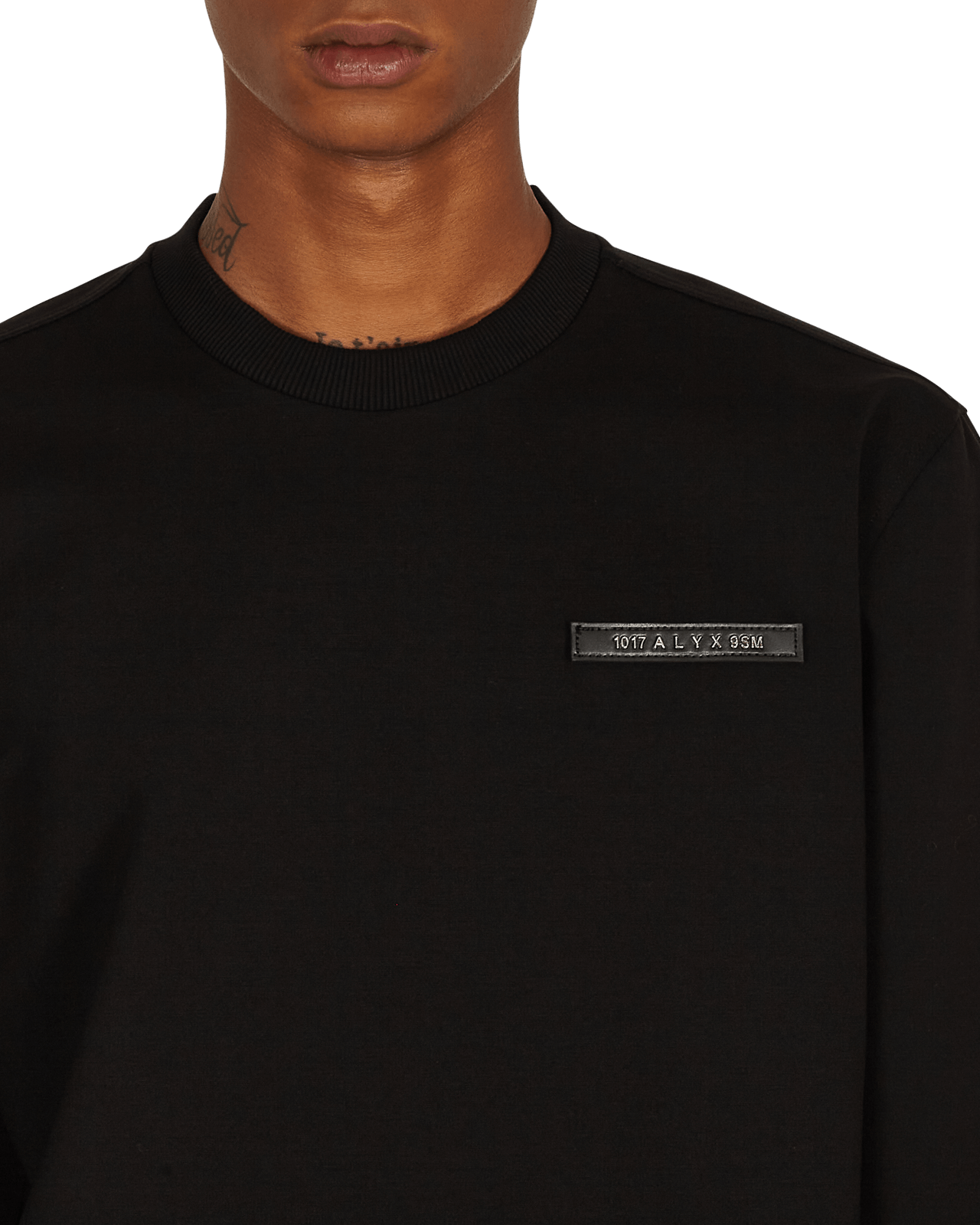 1017 Alyx 9SM Crewneck - 1 Black Sweatshirts Crewneck AAMSW0063FA03 BLK0001