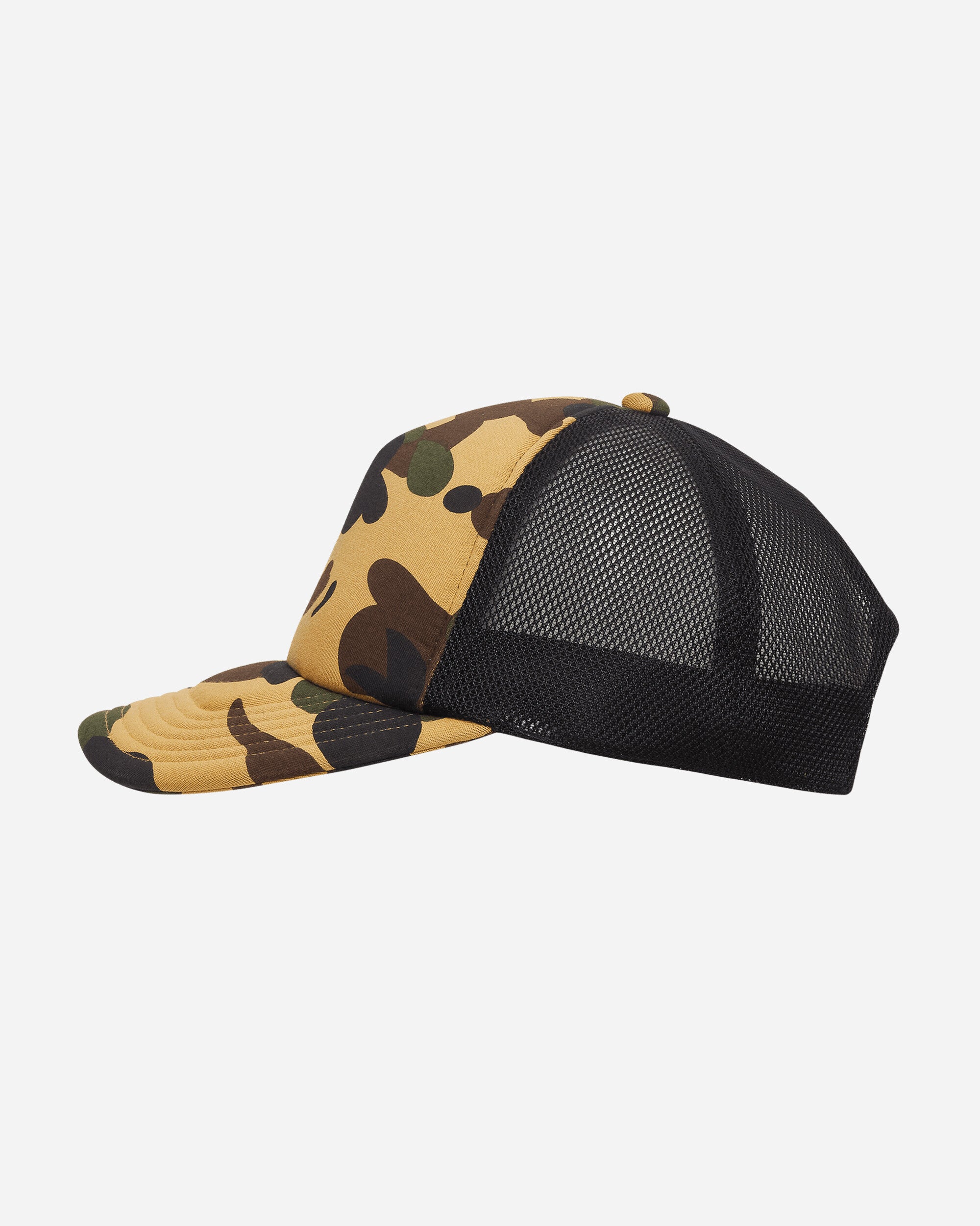 A Bathing Ape 1St Camo Mesh YELLOW Hats Caps 1G80180010 YELLOW