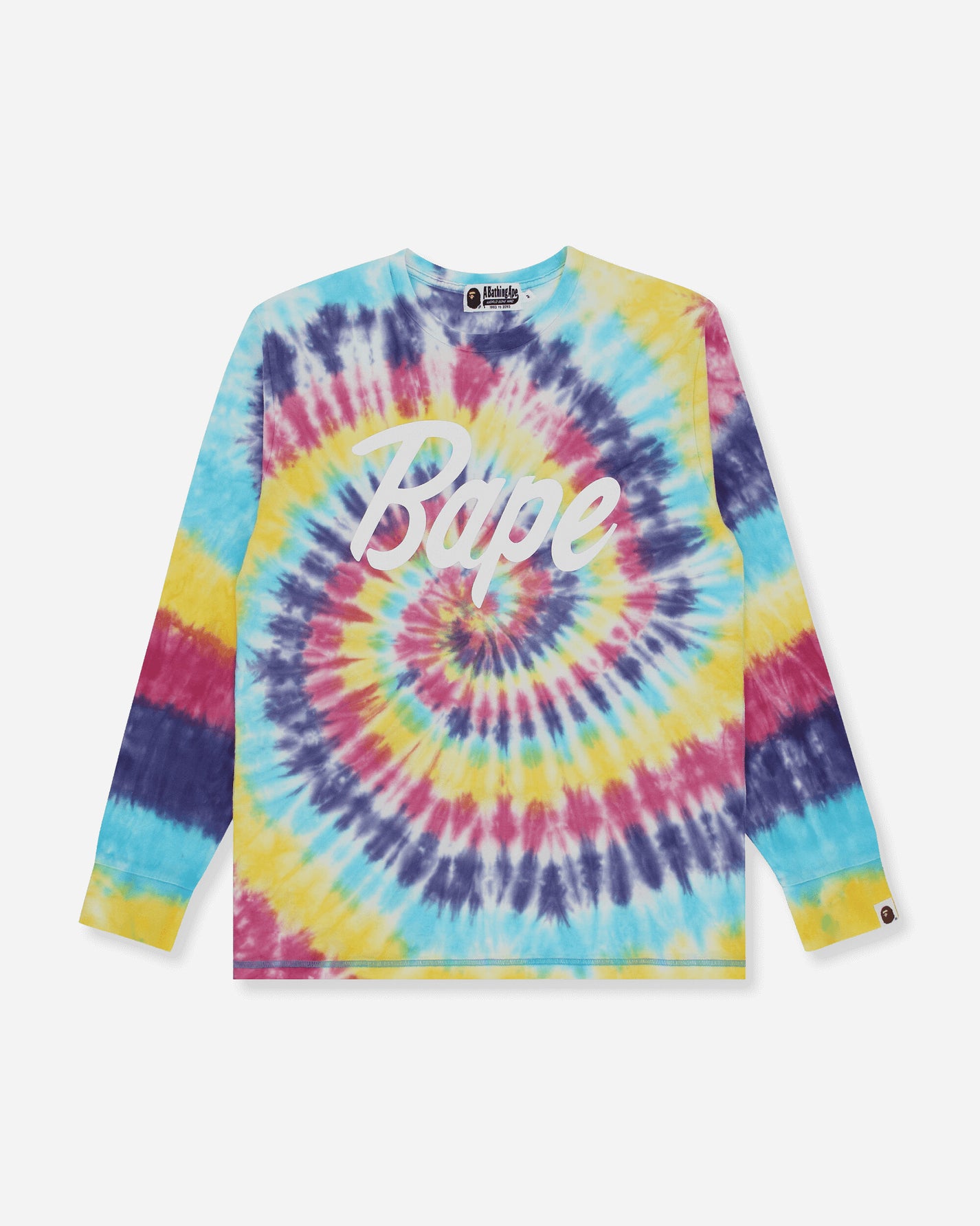 A Bathing Ape Bape Tie Dye MULTI T-Shirts Longsleeve 1G30111005 MULTI