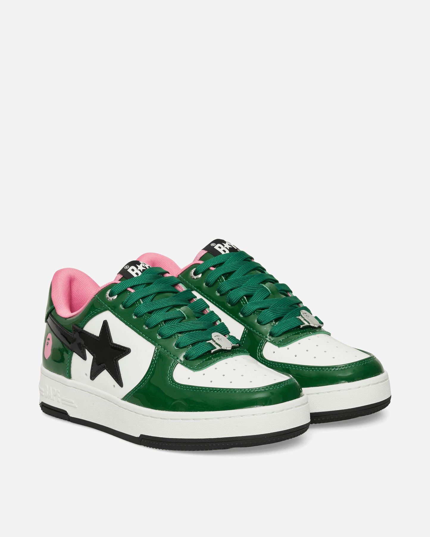 A Bathing Ape Bape Sta #1 M2 Green Sneakers Low 1K80191301 GREEN