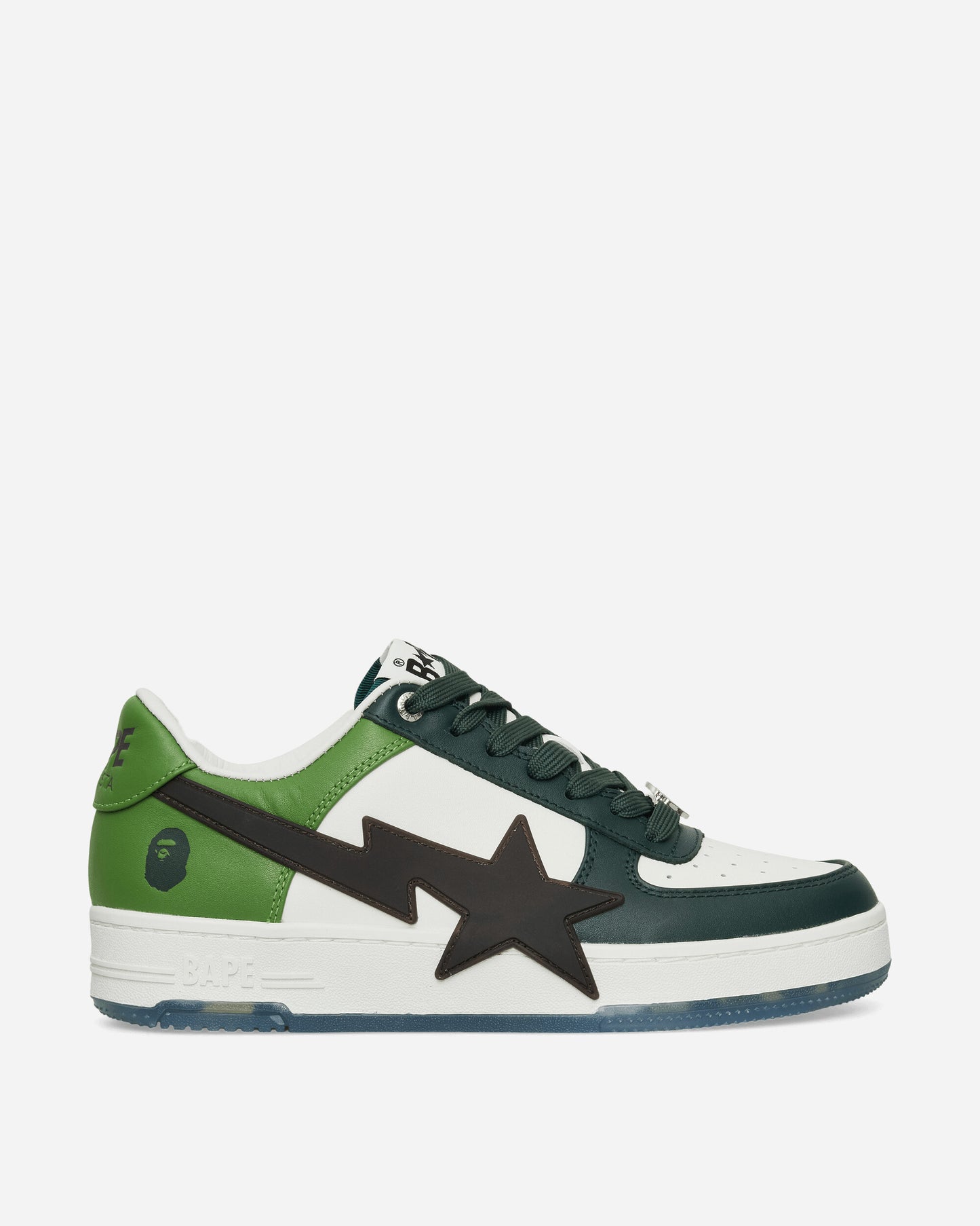 A Bathing Ape Bapesta Os M2 Green Sneakers Low 1K80191309 GREEN