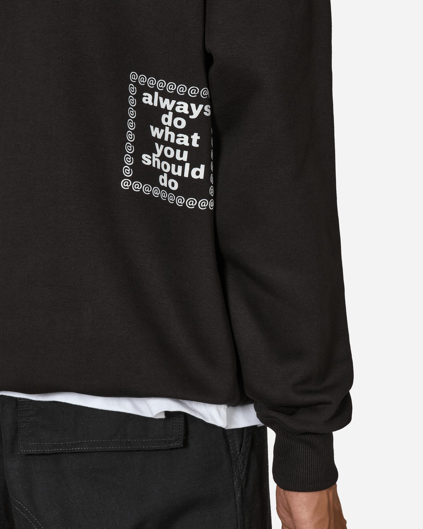 Always Do What You Should Do Always 3116 Hoodie Black Sweatshirts Hoodies 3116HOODIE BLACK