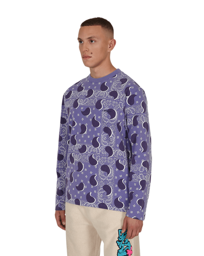 Awake NY Big Paisley Sapphire T-Shirts Shortsleeve AWK-FW21-TS001 SAPPHIRE