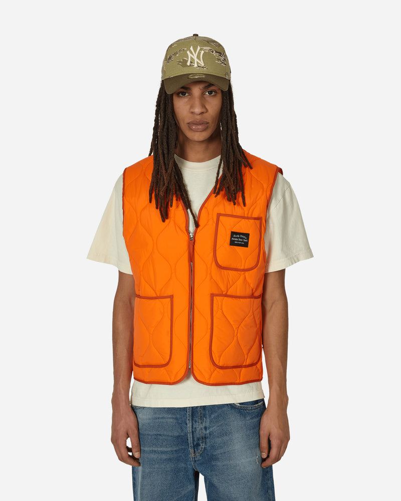 Awake NY Quilted Vest Orange Coats and Jackets Vests 9031853 ORNG