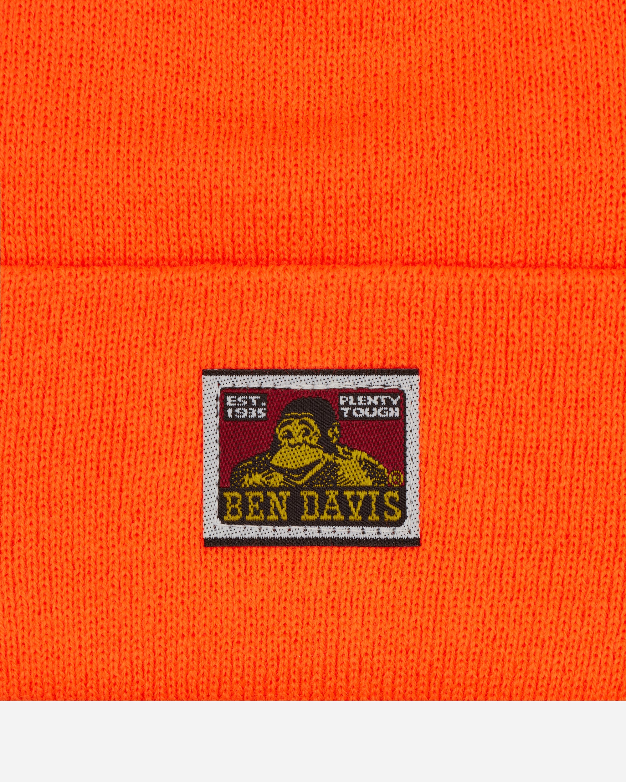 Ben Davis Beanie W Logo Orange Hats Beanies BEN9296 001