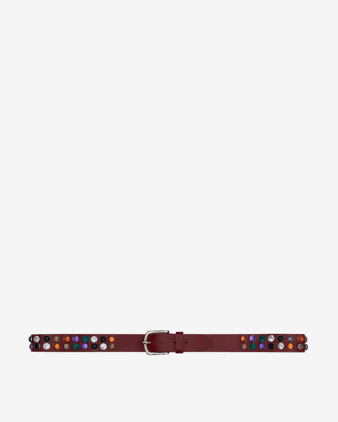 Bode Gem Stud Belt Red Multi Belts Belt MRS24AC034 1