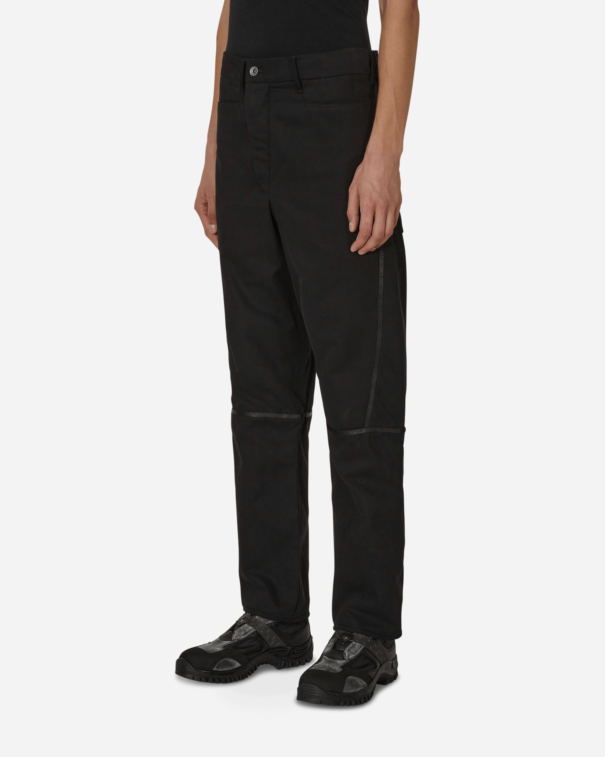 Bryan Jimenéz Taped Trousers Black Pants Trousers BJFW22T-5  BLK