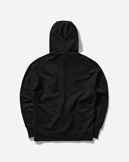 C.P. Company Diagonal Raised Fleece Goggle Zipped Hooded Sweatshirt Black Sweatshirts Hoodies 17CMSS141A005086W 999