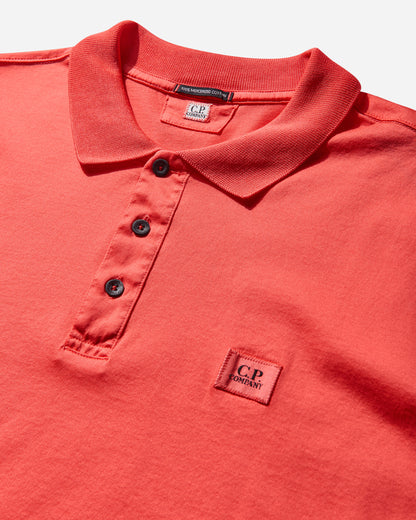 C.P. Company 70/2 Mercerized Jersey Polo Poinciana T-Shirts Polo 18CMPL091A-006374G 547