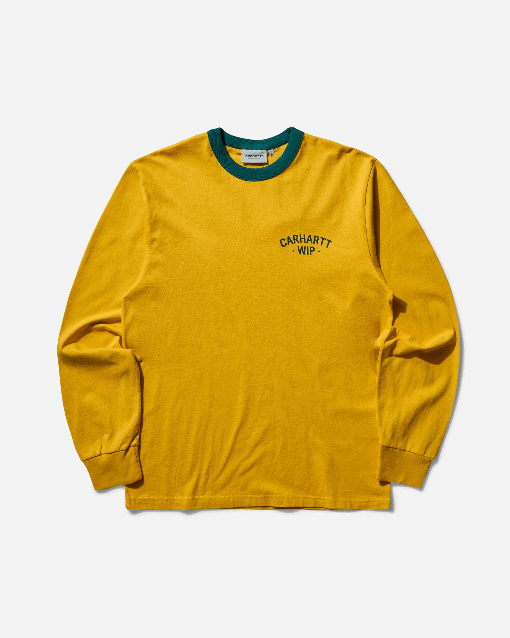 Carhartt WIP L/S 89 Ringer T-Shirt Quice/Rainforest T-Shirts Longsleeve I034714 2X54G