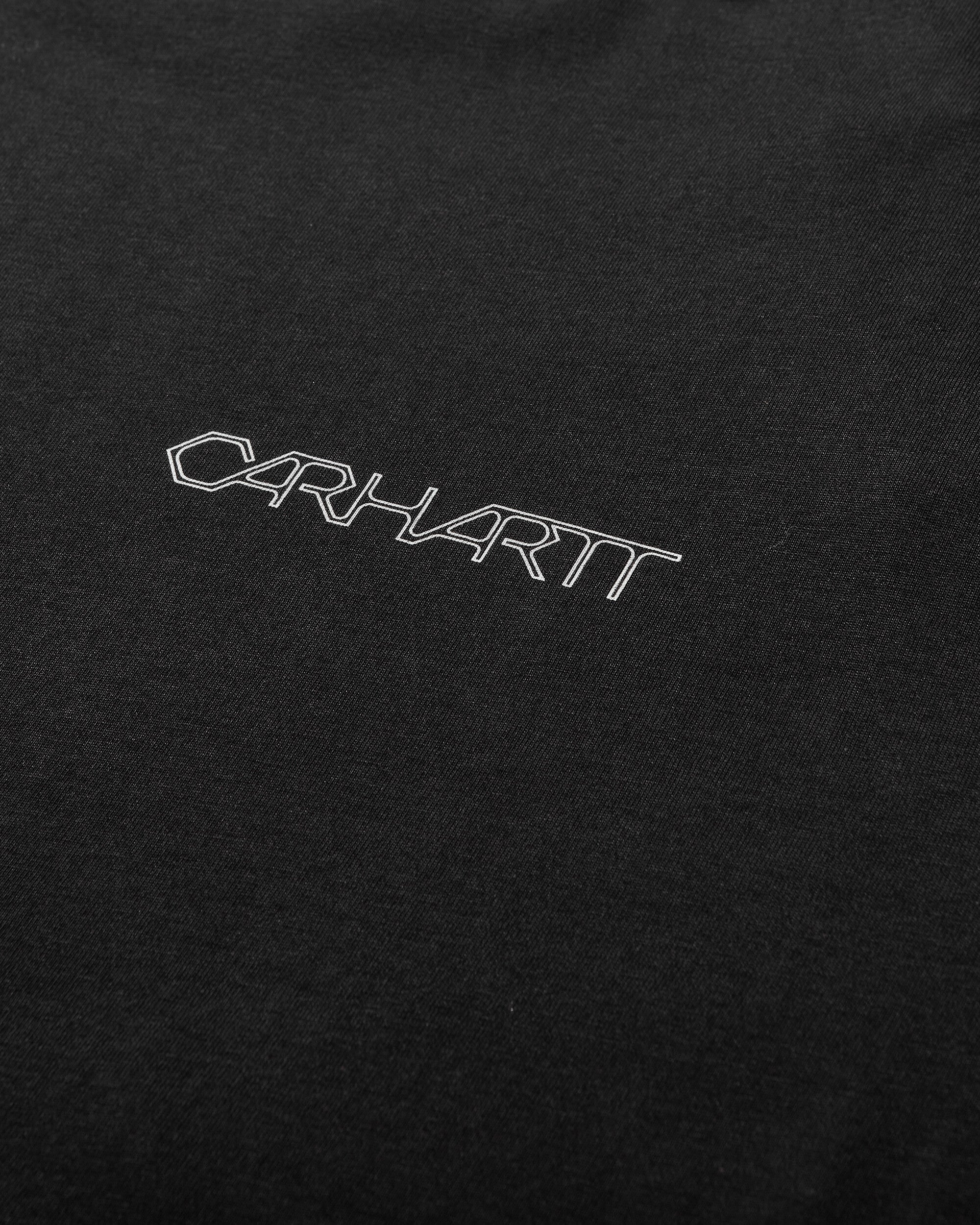 Carhartt WIP LS Detroit Standard T-Shirt Black/White T-Shirts Longsleeve I033958 0D2XX