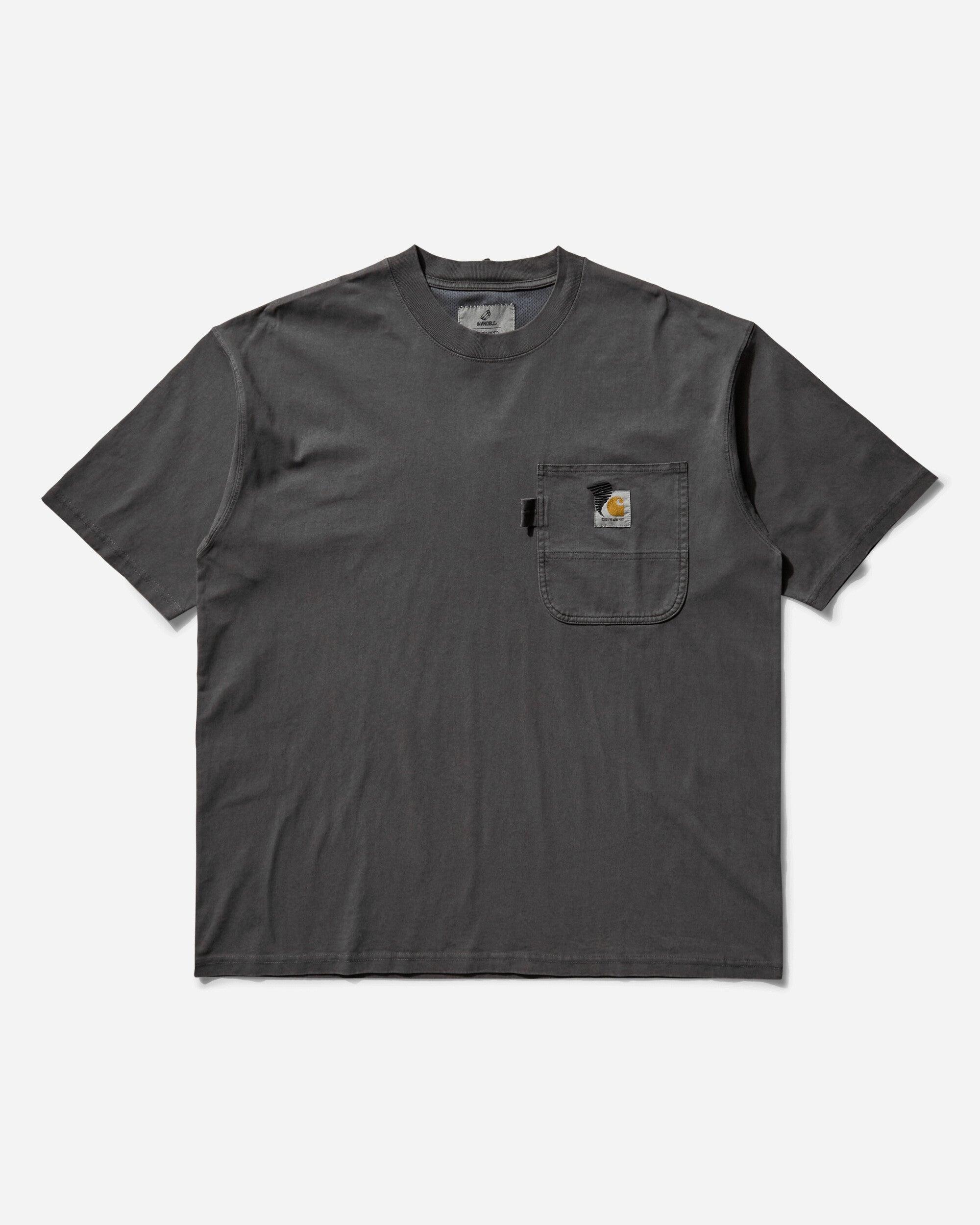 Carhartt WIP Invincible S/S Pigment Dyed T-Shirt Soot T-Shirts Shortsleeve A242063 26PG