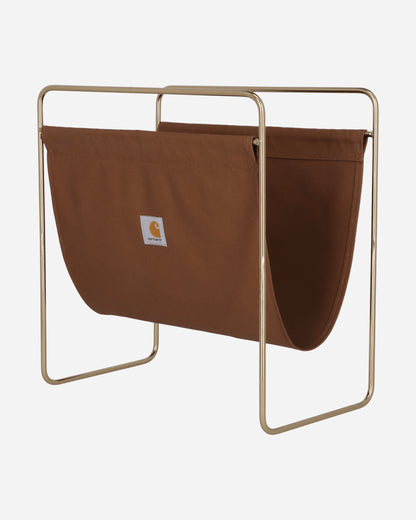 Carhartt WIP Canvas Magazine Stand Hamilton Brown Home Decor Stationary and Desk Accessories I034759 HZXX