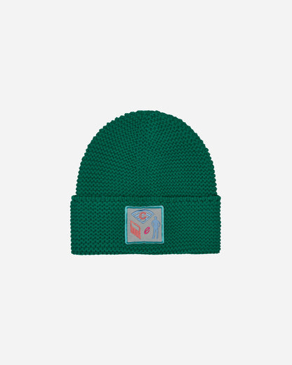 Cav Empt Poly Knit Cap Green Green Hats Beanies CES24G03 002