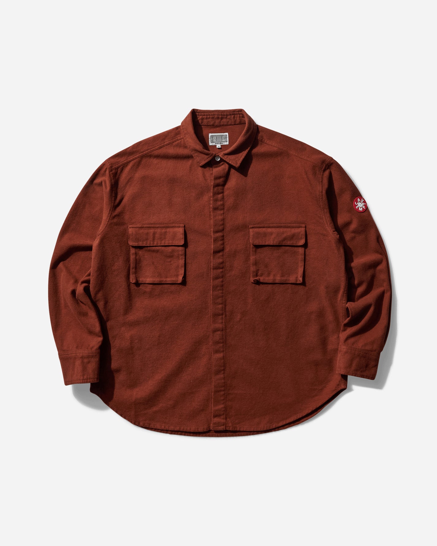 Cav Empt Flannel Big Shirt Brown Shirts Longsleeve Shirt CES26SH03 1