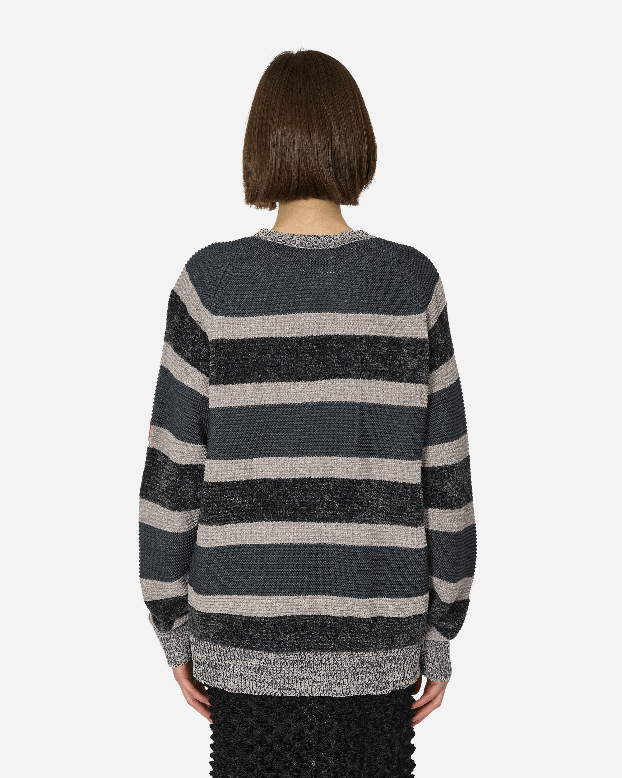 Cav Empt 3 Colour Stripe Knit Grey Knitwears Sweaters CES25KN02 GRY