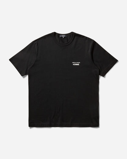 Comme Des Garçons Homme Logo Short Sleeve T-Shirt Black T-Shirts Shortsleeve HO-T101-051 001