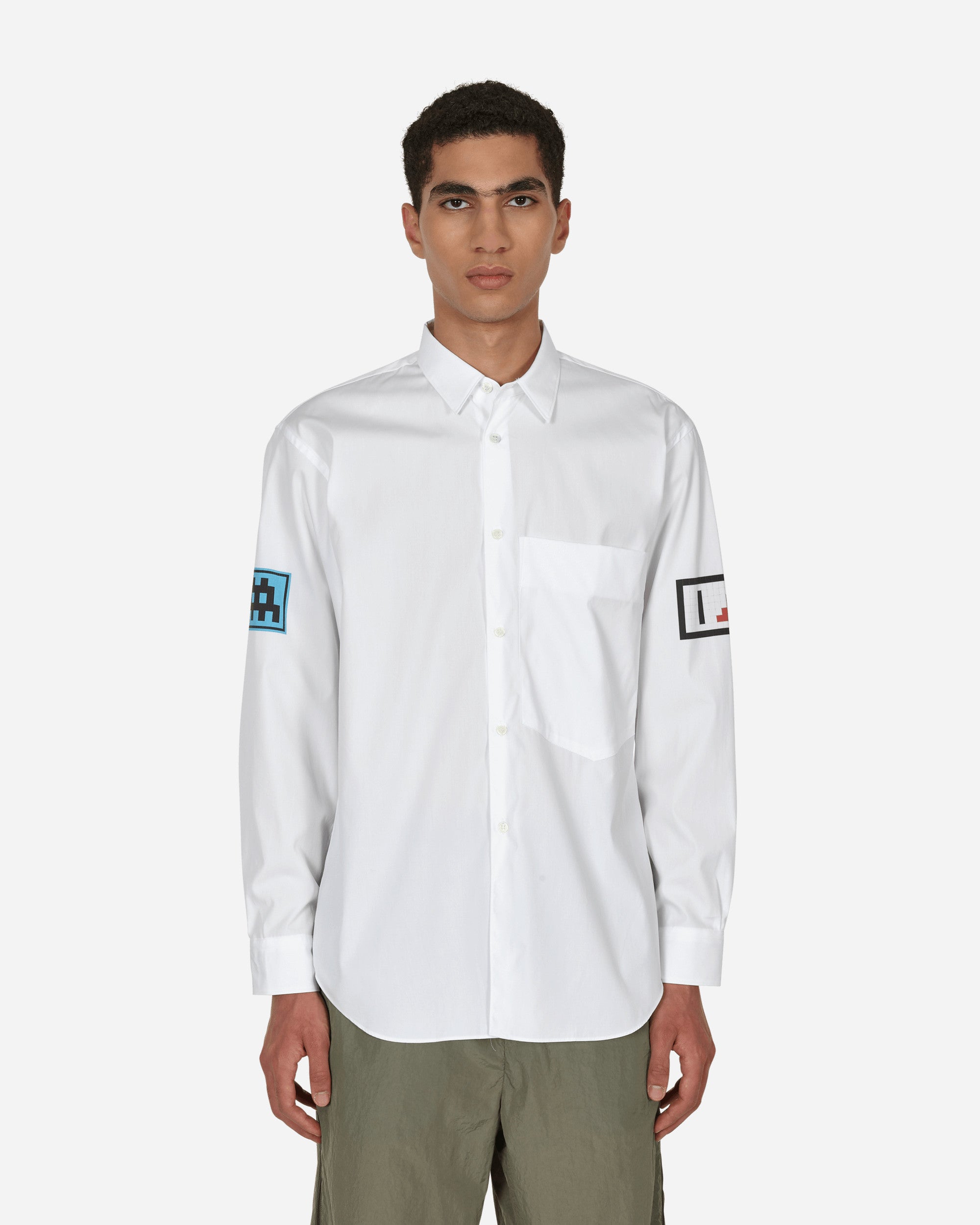 Comme Des Garçons Shirt Mens Shirt Woven White Shirts Longsleeve FJ-B029-W22 1