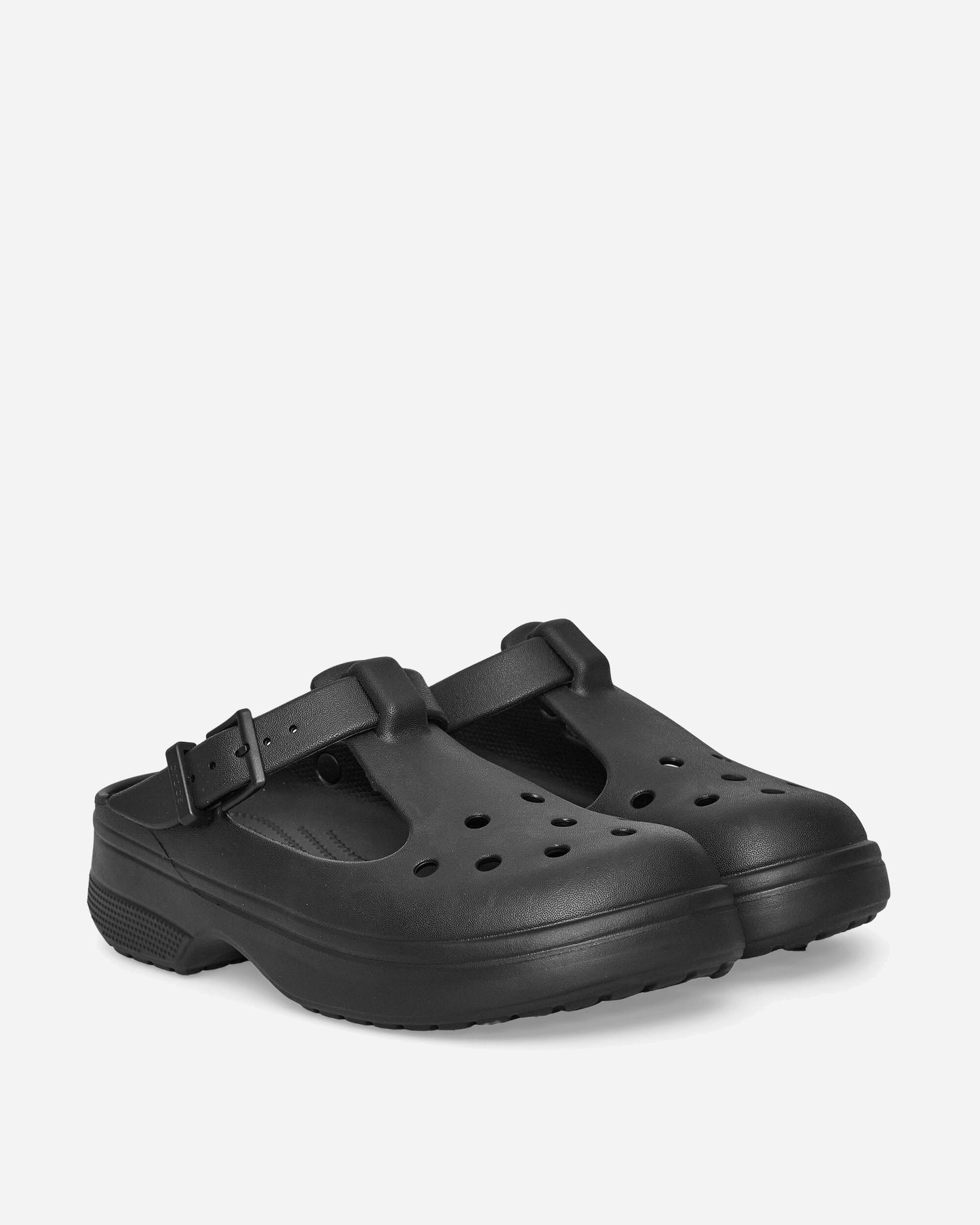 Crocs Classic Mary Jane Clog Black Sandals and Slides Sandals and Mules CR.210581 BLK