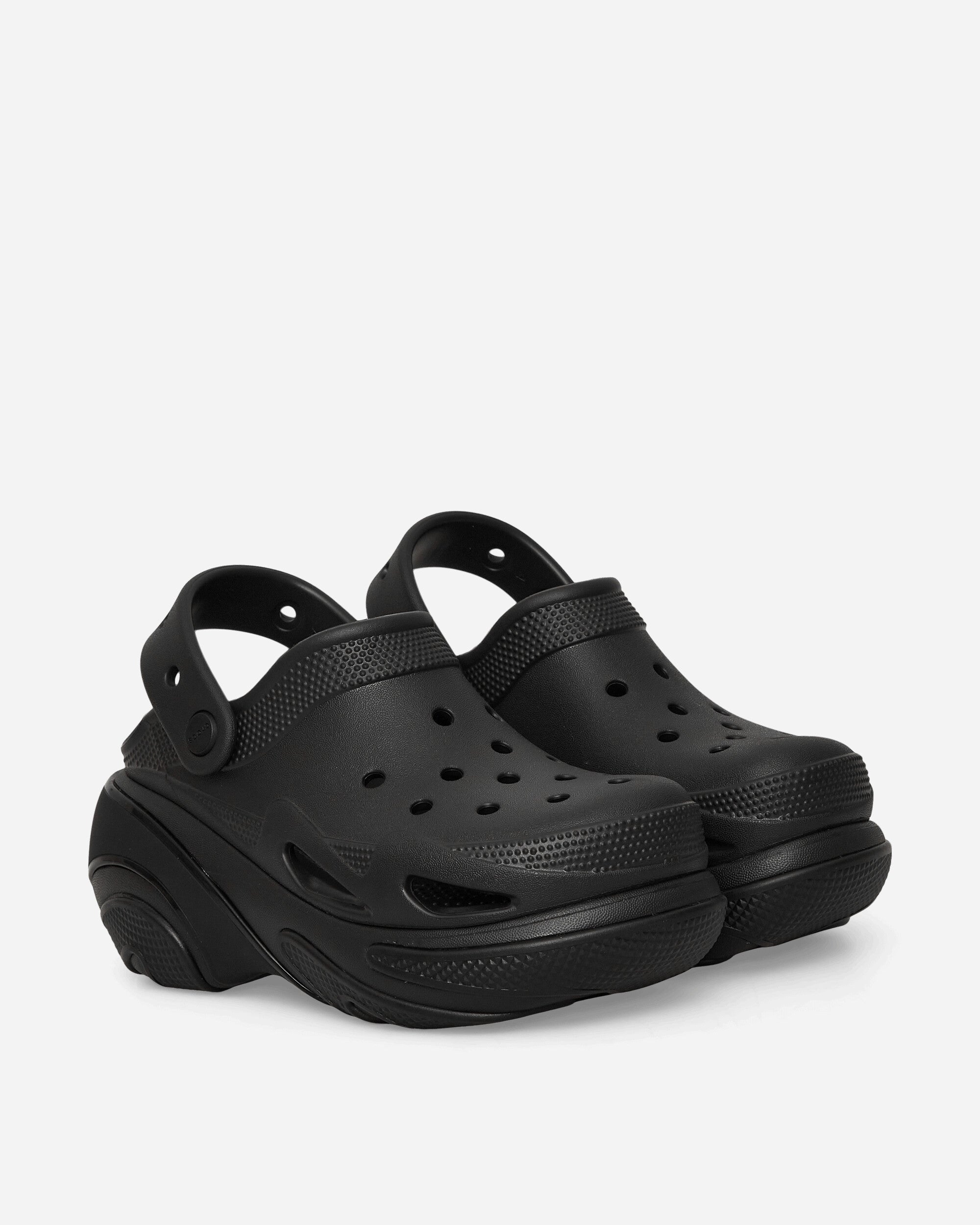 Crocs Wmns Bubble Crush Clog Triple Black Sandals and Slides Sandals and Mules CR.210061 TPBK