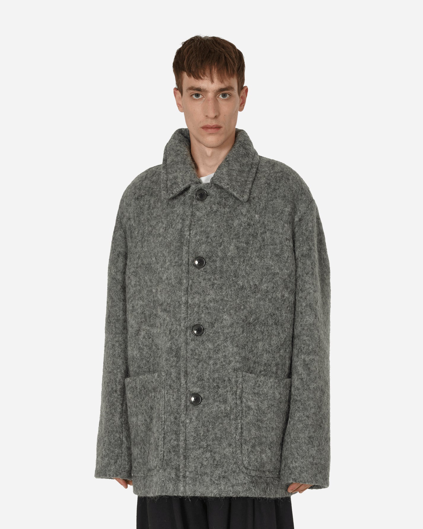 Dries Van Noten Ronnor Jacket Grey Coats and Jackets Jackets 232-020216-7057 802