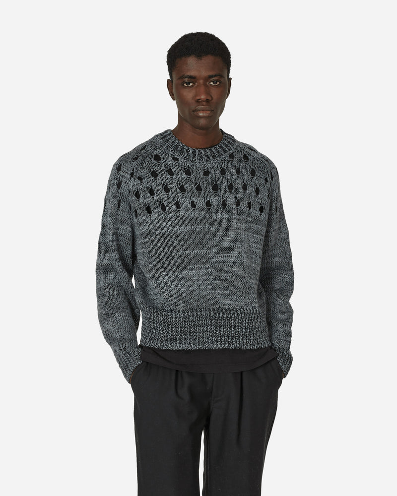 Linen Crewneck Sweater Grey