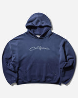 ERL California Hoodie Knit Navy Sweatshirts Hoodies ERL09T022 NAVY