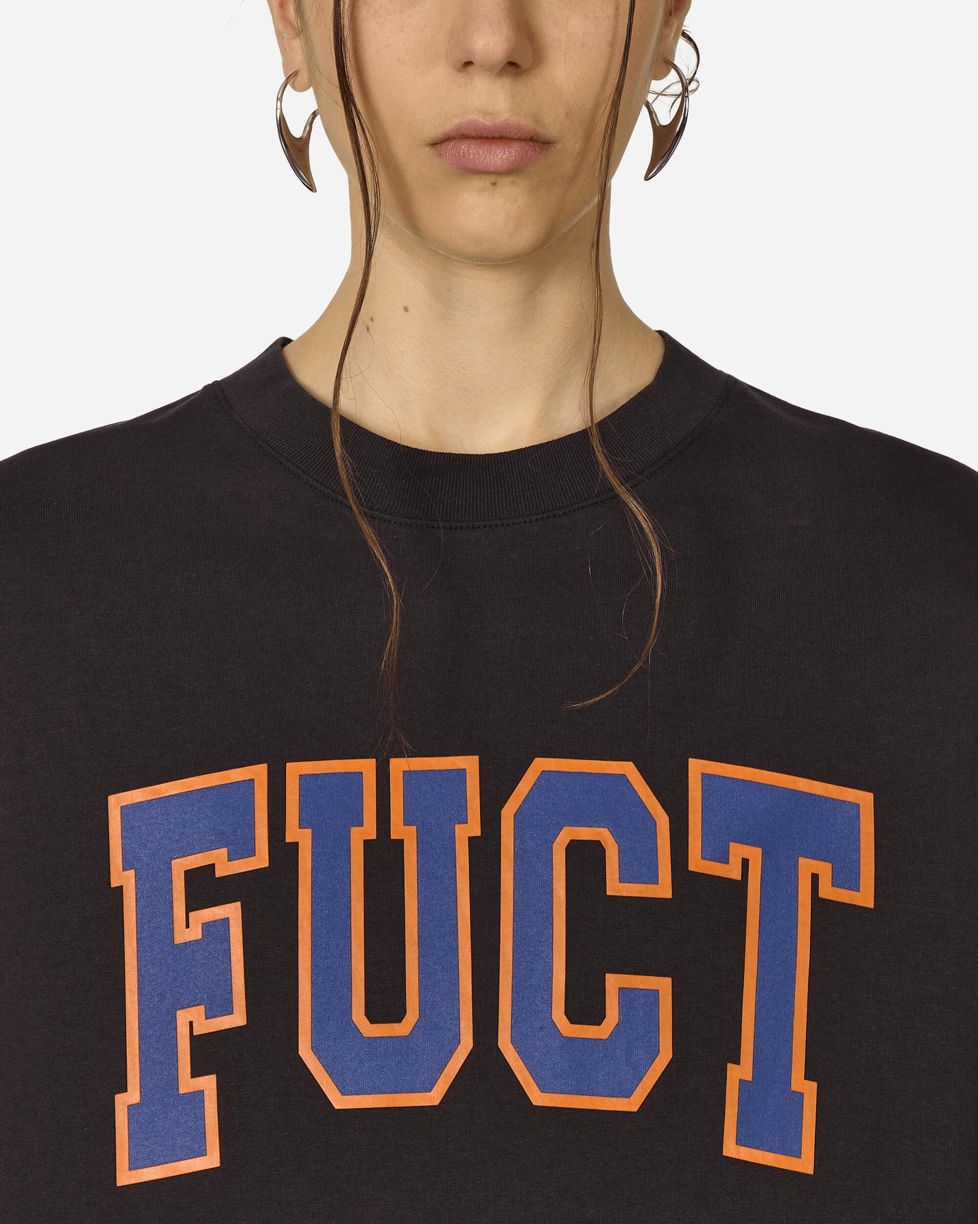 FUCT Logo Tee Black T-Shirts Top TBMW040JY09 BLK0001