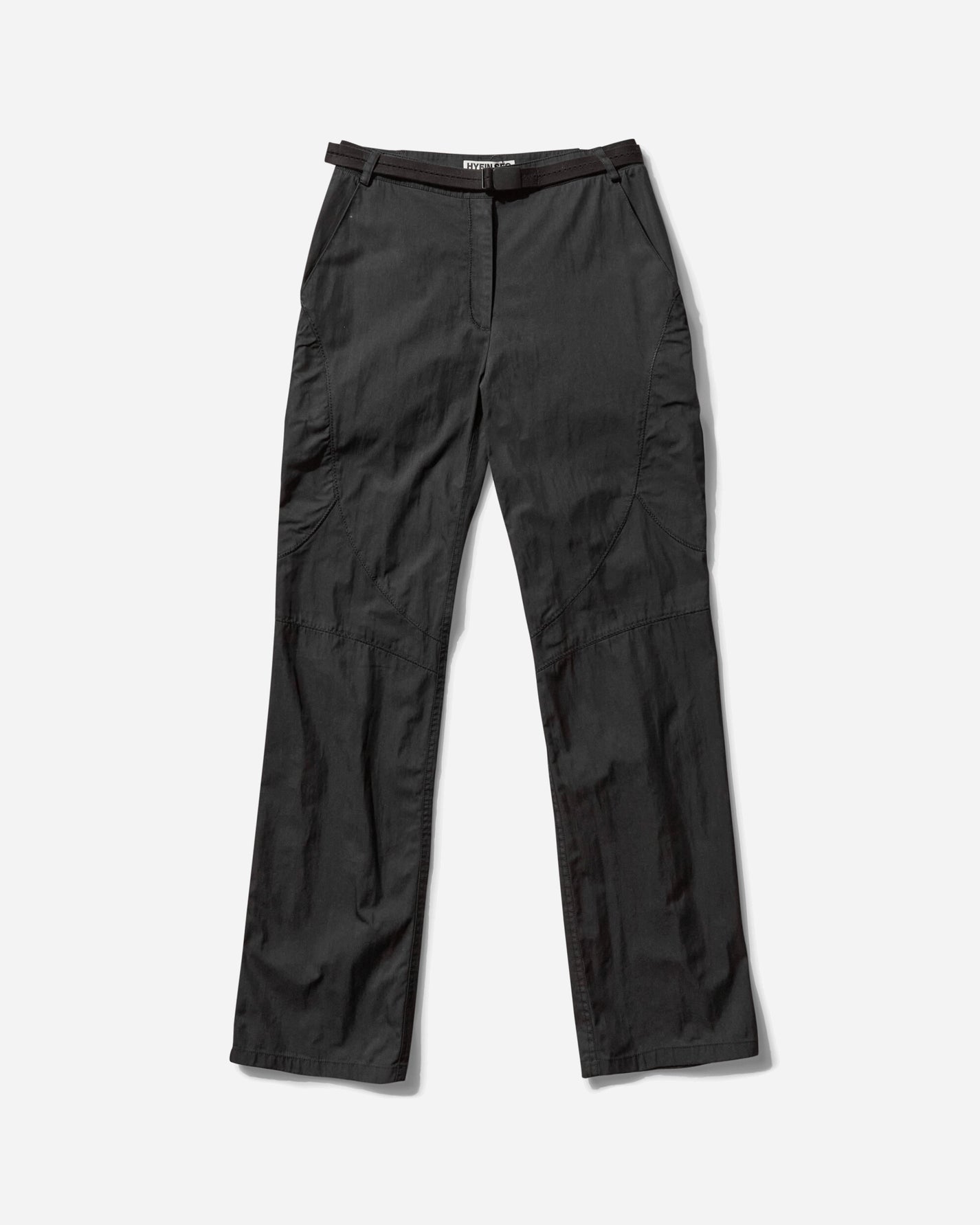 HYEIN SEO Wmns Low-Rise Pants W/ Belt Black Pants Casual PS25-PT6K BLACK