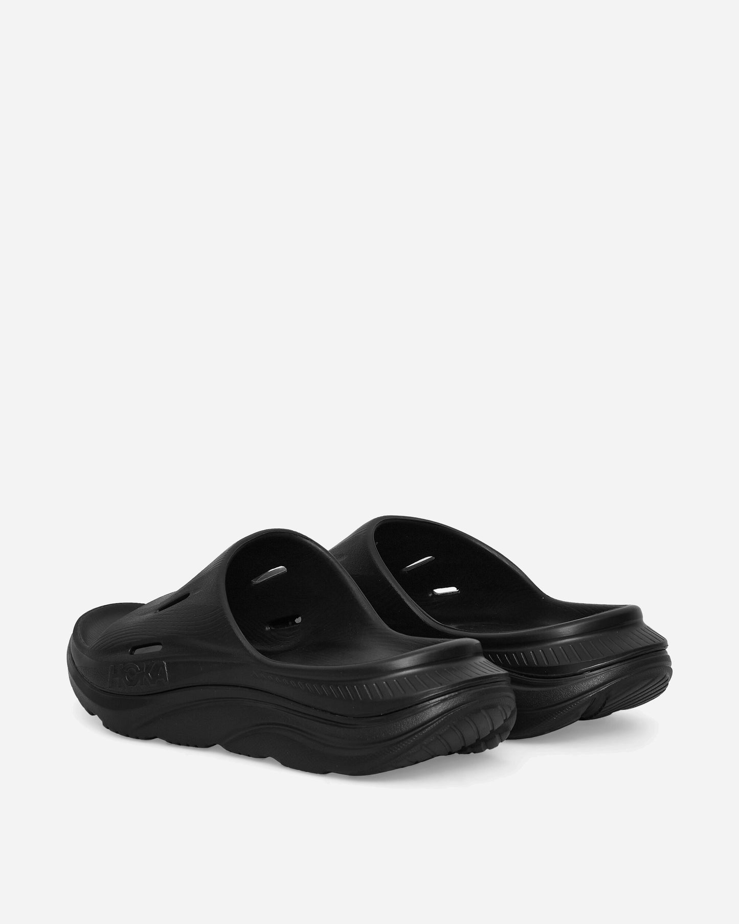 Hoka One One U Ora Recovery Slide 3 Black/ Black Sandals and Slides Slides HK.1135061-BBLC