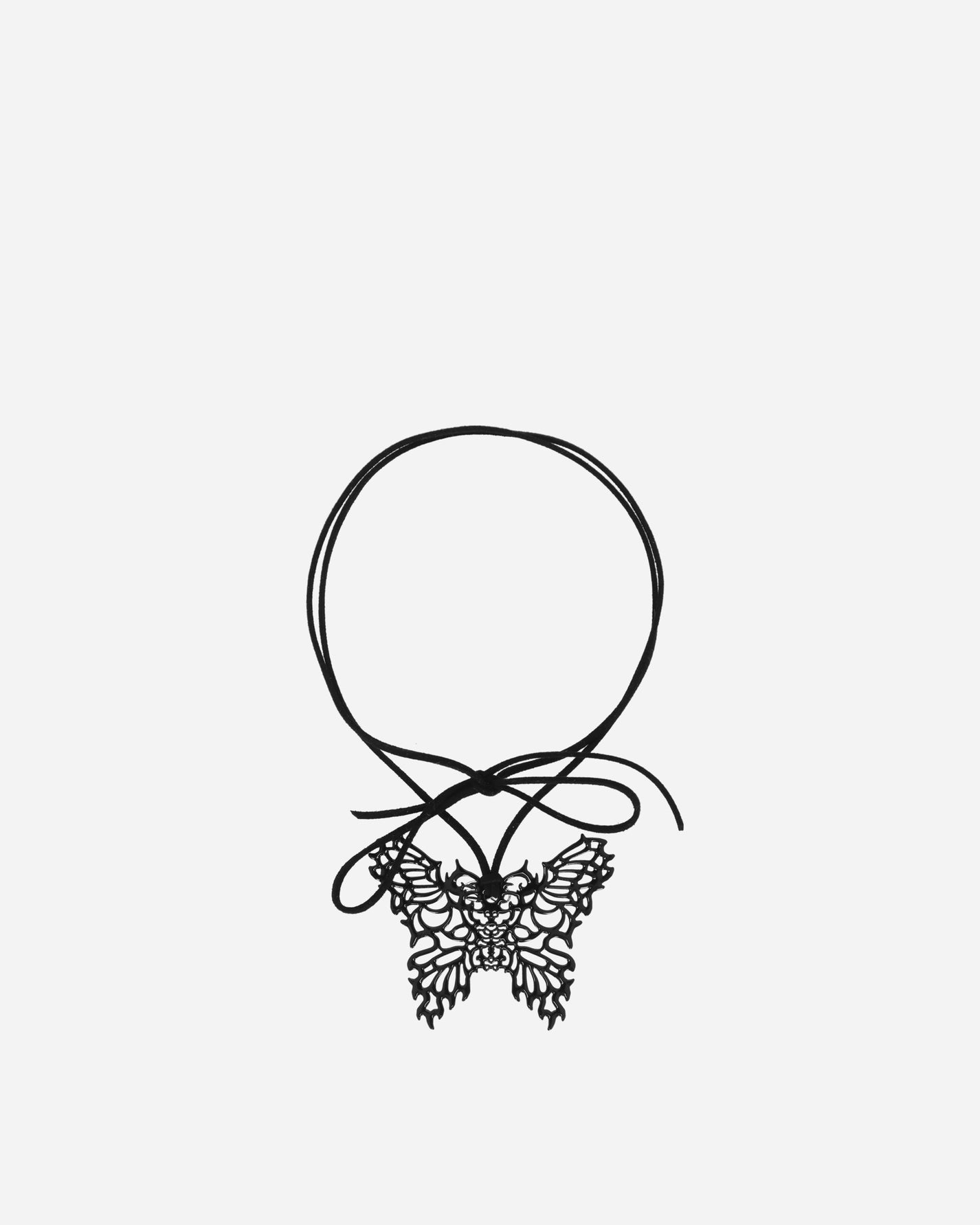 Hysteric Glamour Wmns Skull Butterfly Black Jewellery Necklaces QA079 B