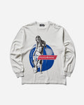 Hysteric Glamour Hysteric Motor Girl Dirty White Sweatshirts Crewneck CL01 A