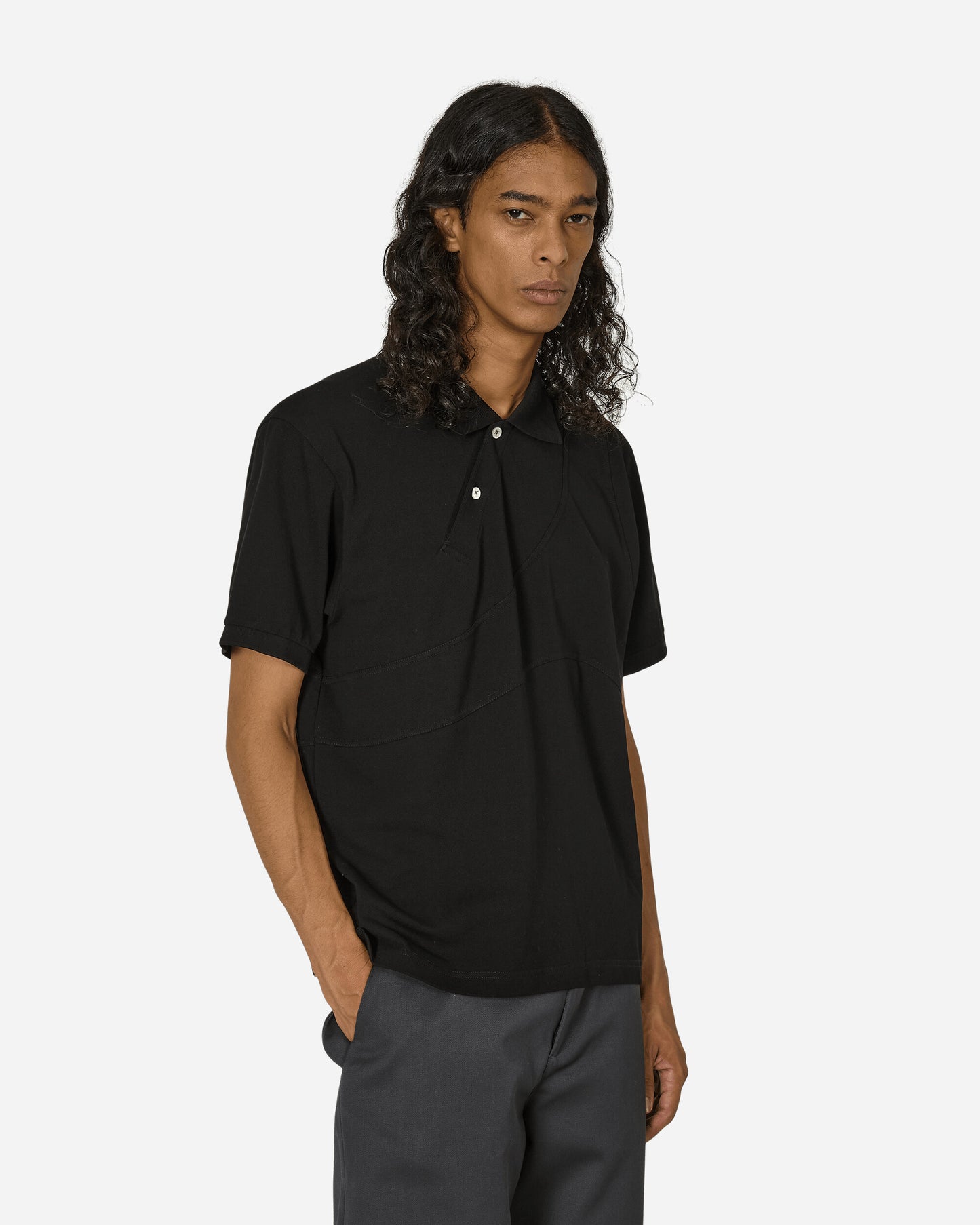 _J.L-A.L_ Acre Polo SS Shungite Black T-Shirts Polo JBMW0177JY05 BLK0031