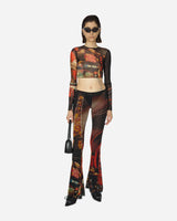 Jean Paul Gaultier Wmns Mesh Flare Trouse Multi Pants Flare PA157-T552 00301550