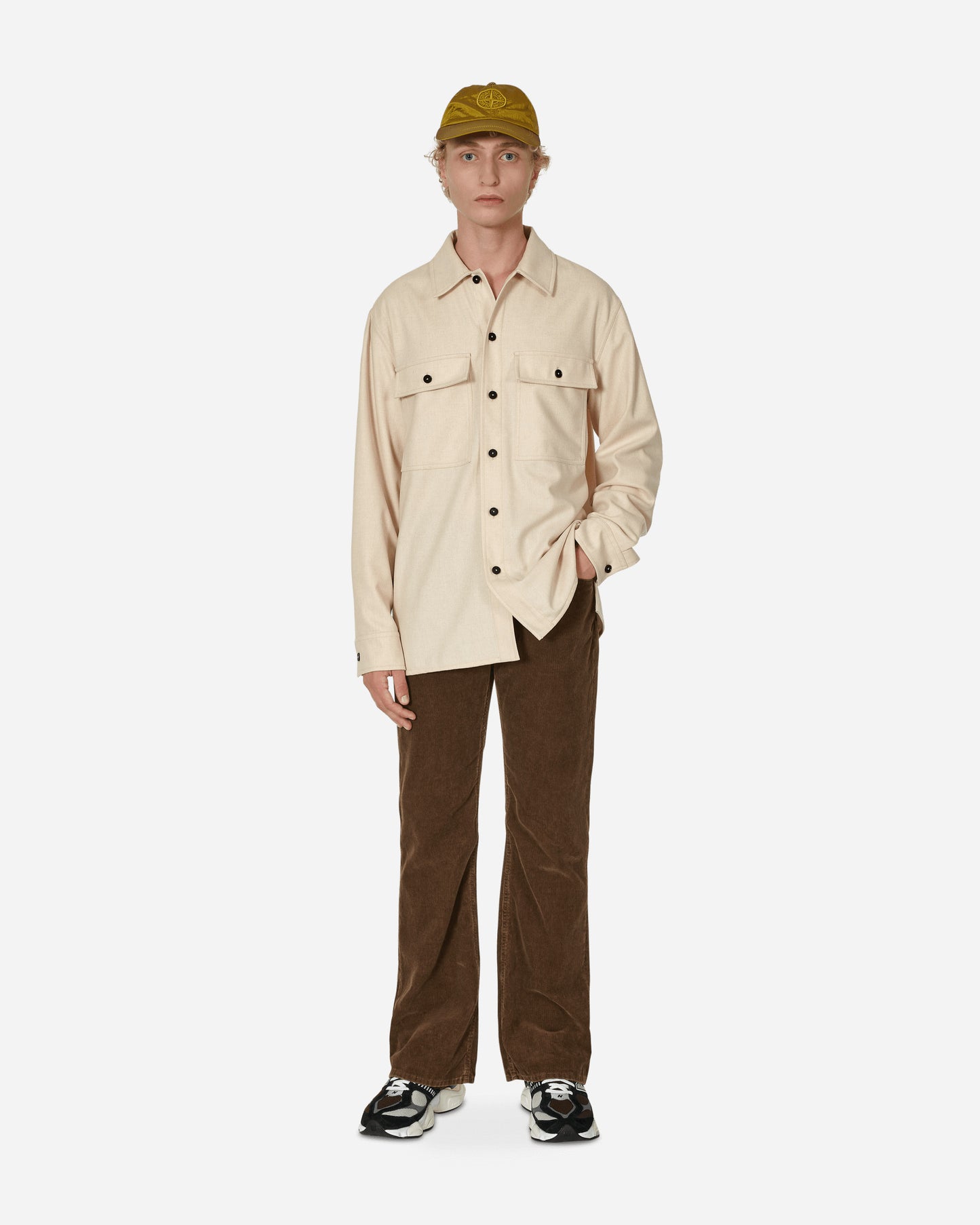 Jil Sander Overshirt Light Beige Shirts Longsleeve J47DL0001  275