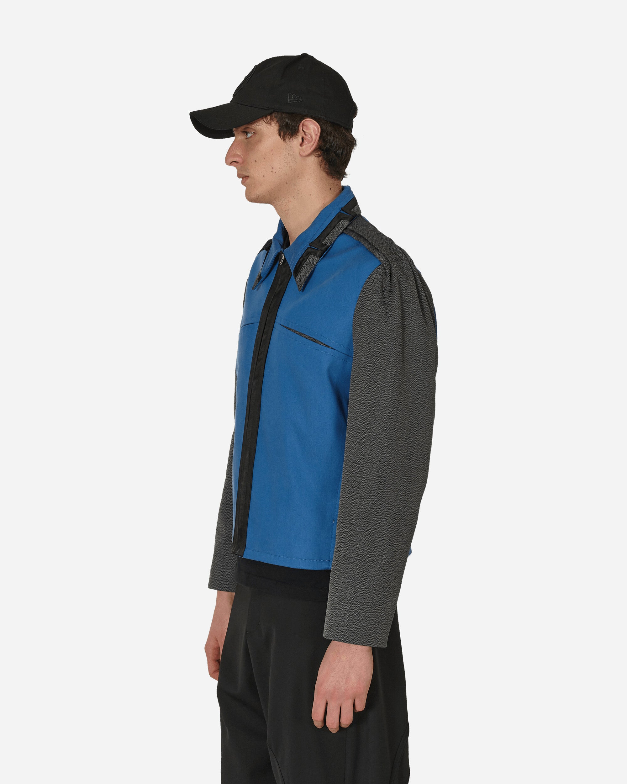 Kiko Kostadinov Ugo Blouson Azure Blue Coats and Jackets Jackets KKSS24J08 41
