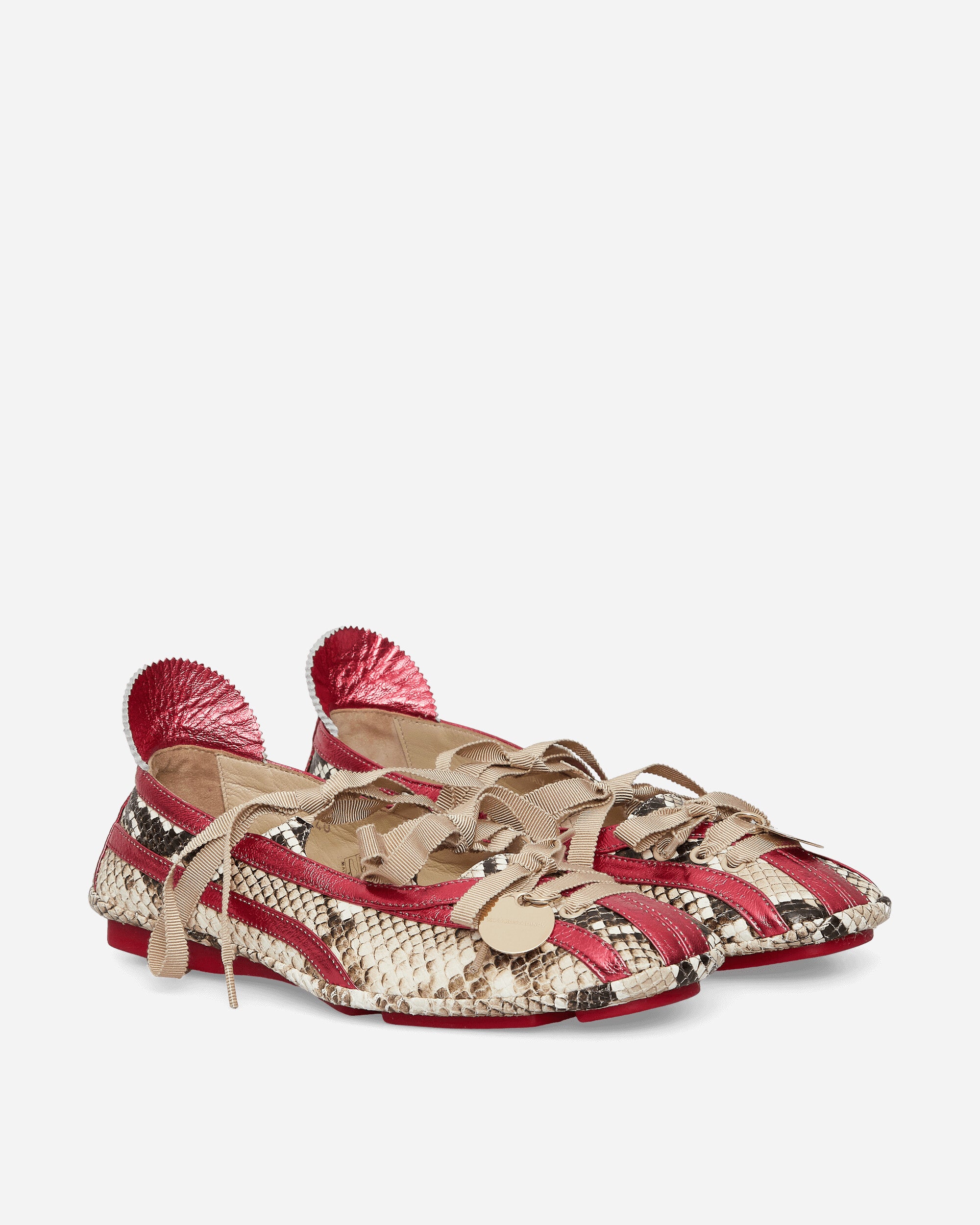 Kiko Kostadinov Wmns Lella Hybrid Shoe Fire Red Classic Shoes Flat Shoes KKWSS24SN03-166 001