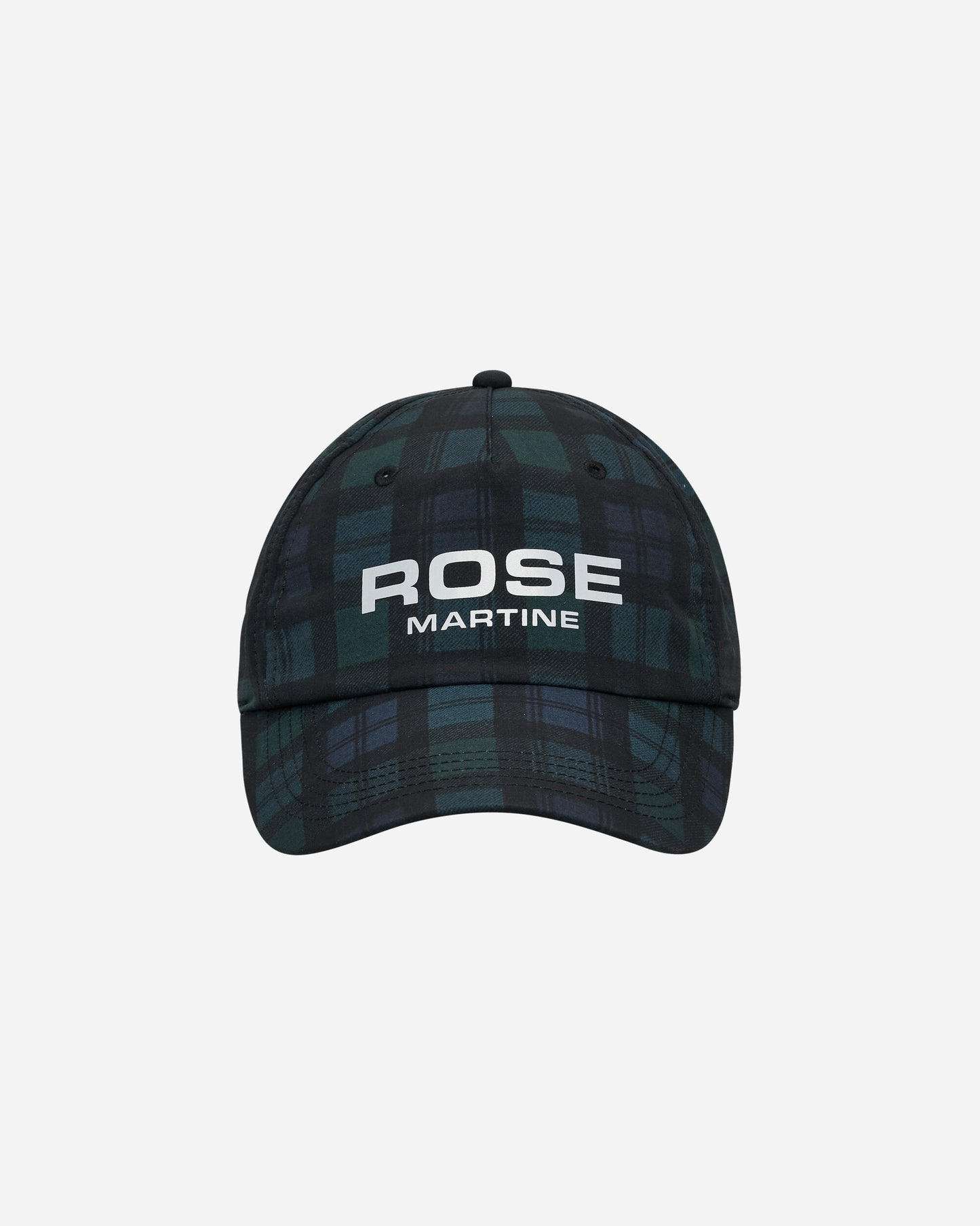 Martine Rose Nylon Cap Black Tartan Hats Caps 1198WP11024