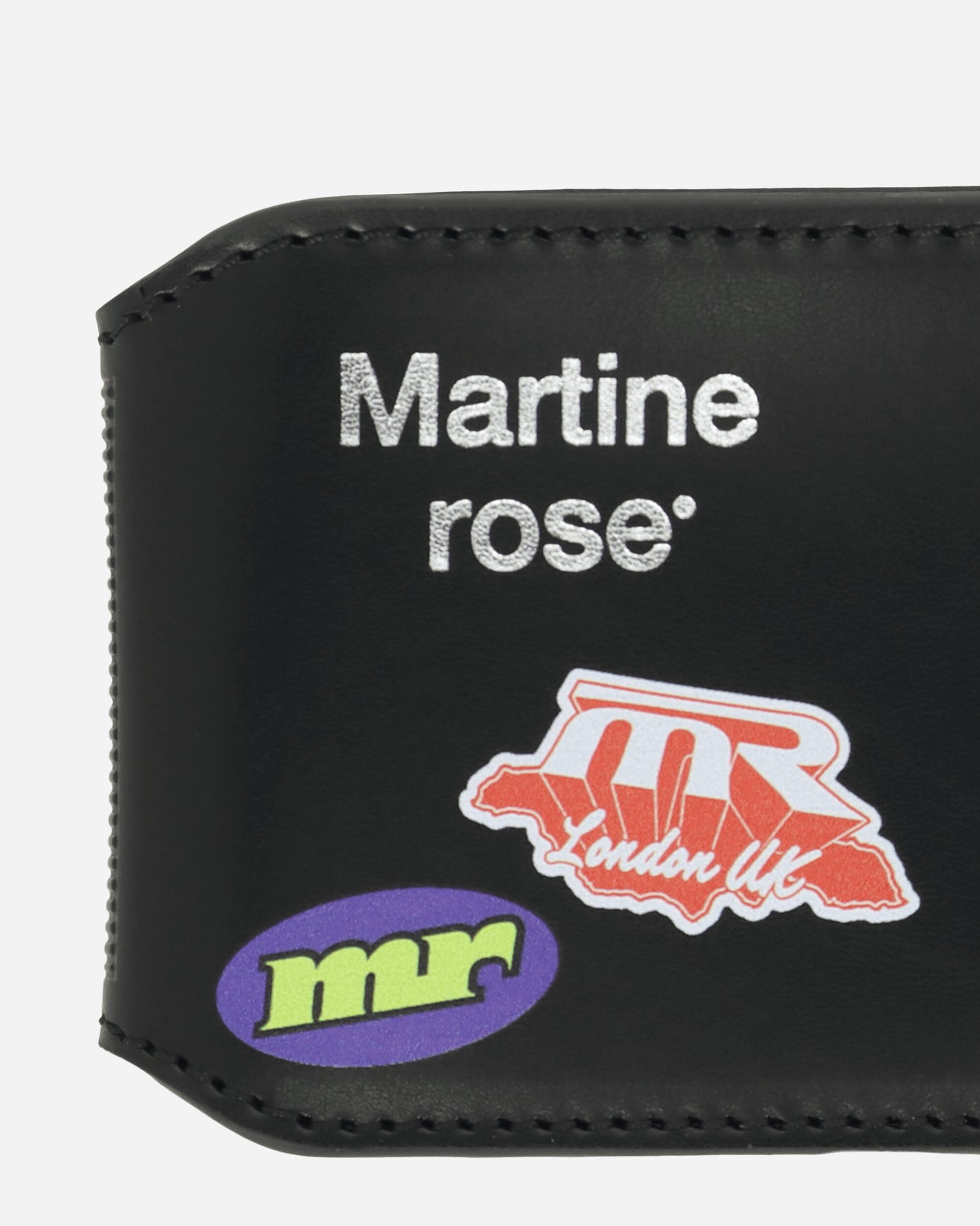 Martine Rose Oyster Card Wallet Black Stickers Wallets and Cardholders Cardholders 1150LP16030