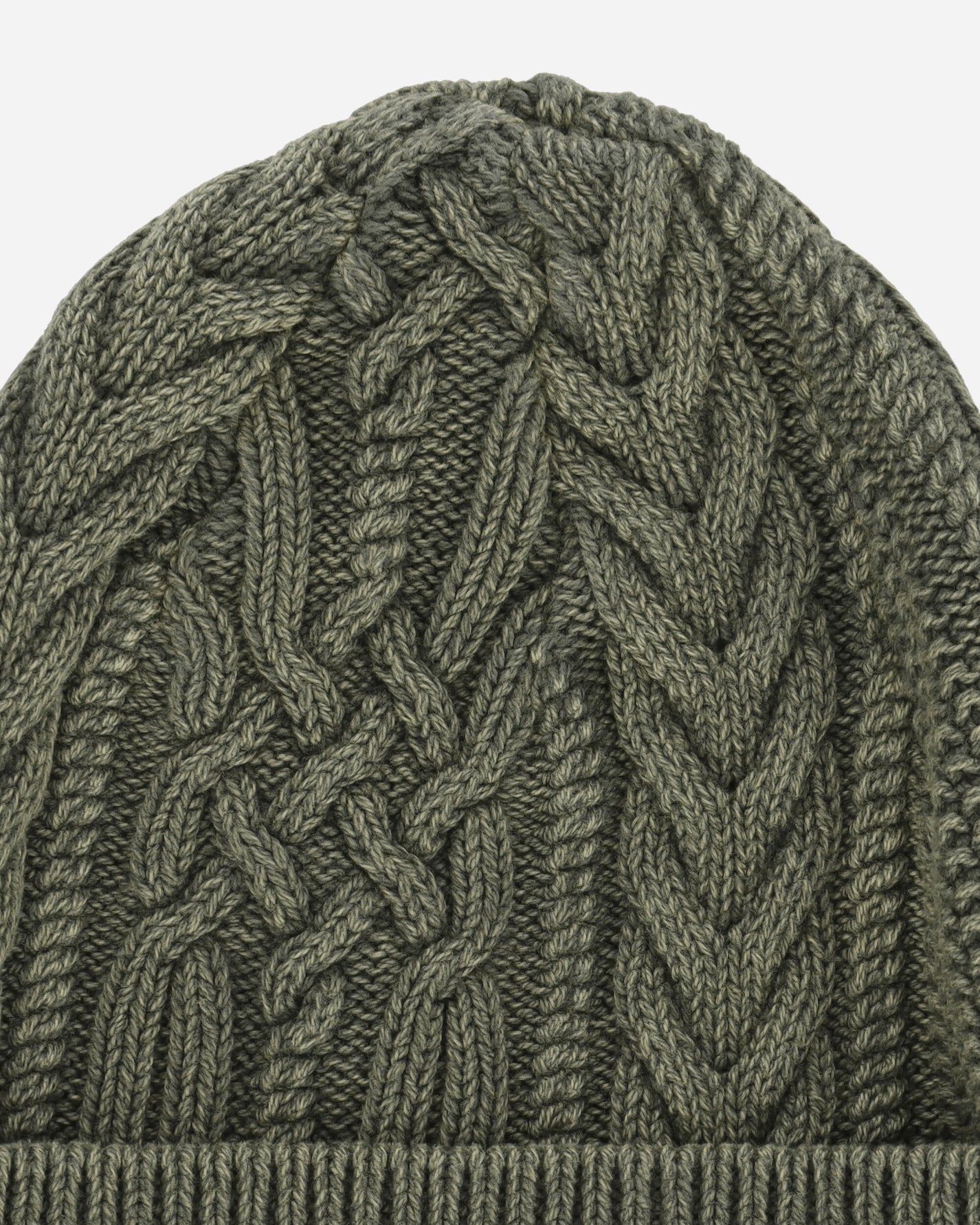 Neighborhood Washed Cable Beanie Olive Drab Hats Beanies 24213NH-HT01 OD