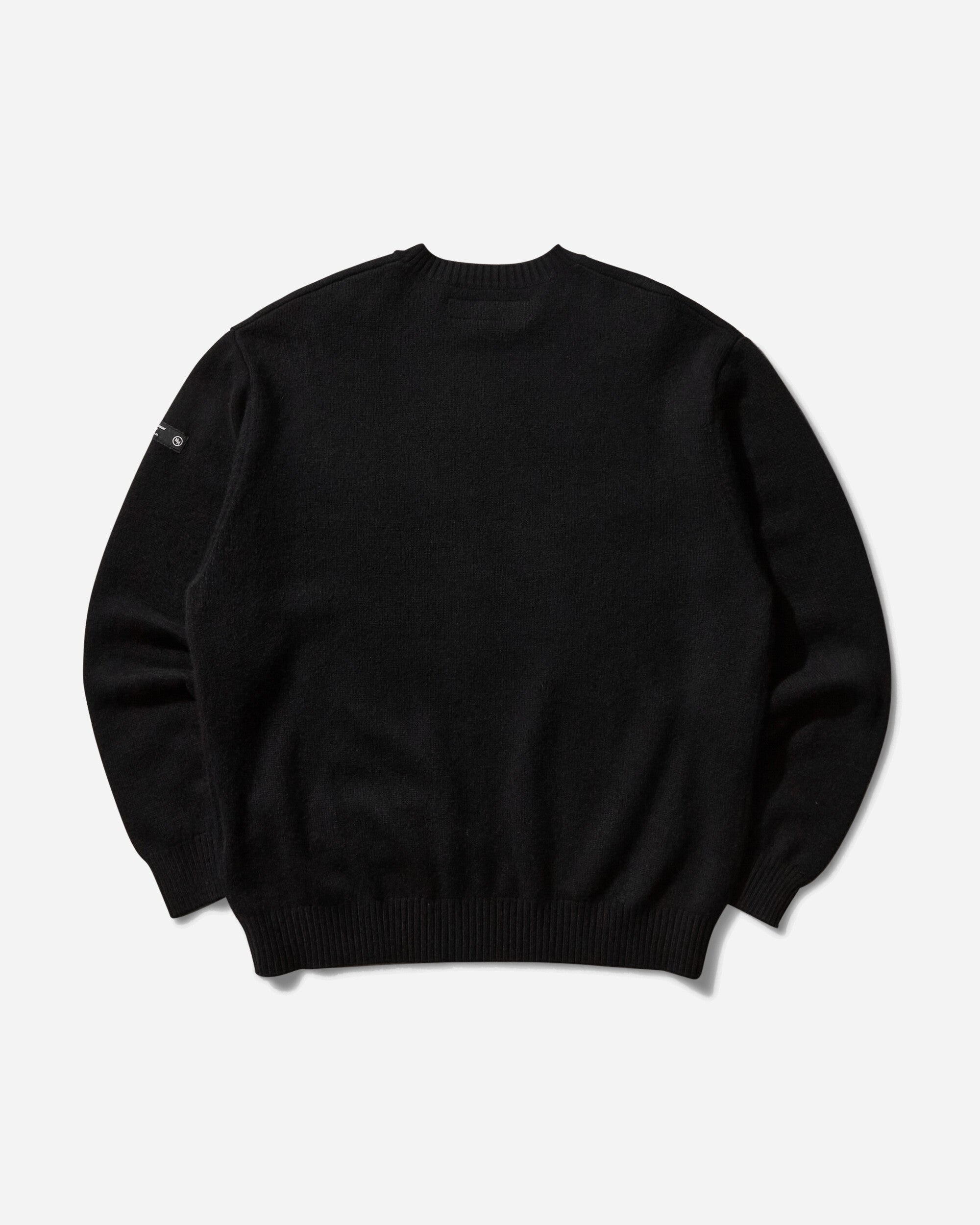 Neighborhood Cashmere Crewneck Sweater Black Sweatshirts Crewneck 242NGNH-KNM01 BK