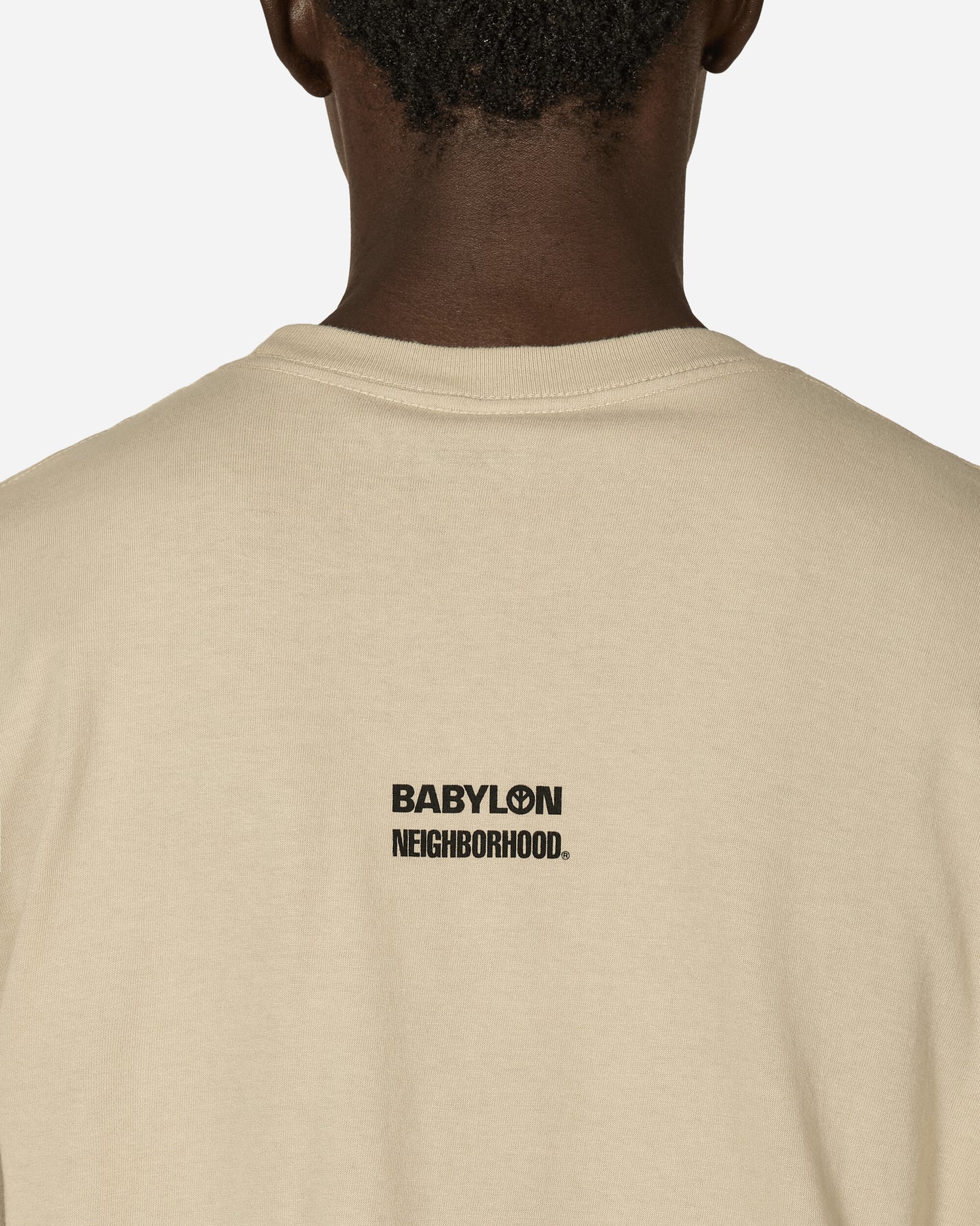 Neighborhood Nh x Babylon . Tee Ls-1 Beige T-Shirts Longsleeve 241PCBLN-LT01S BG