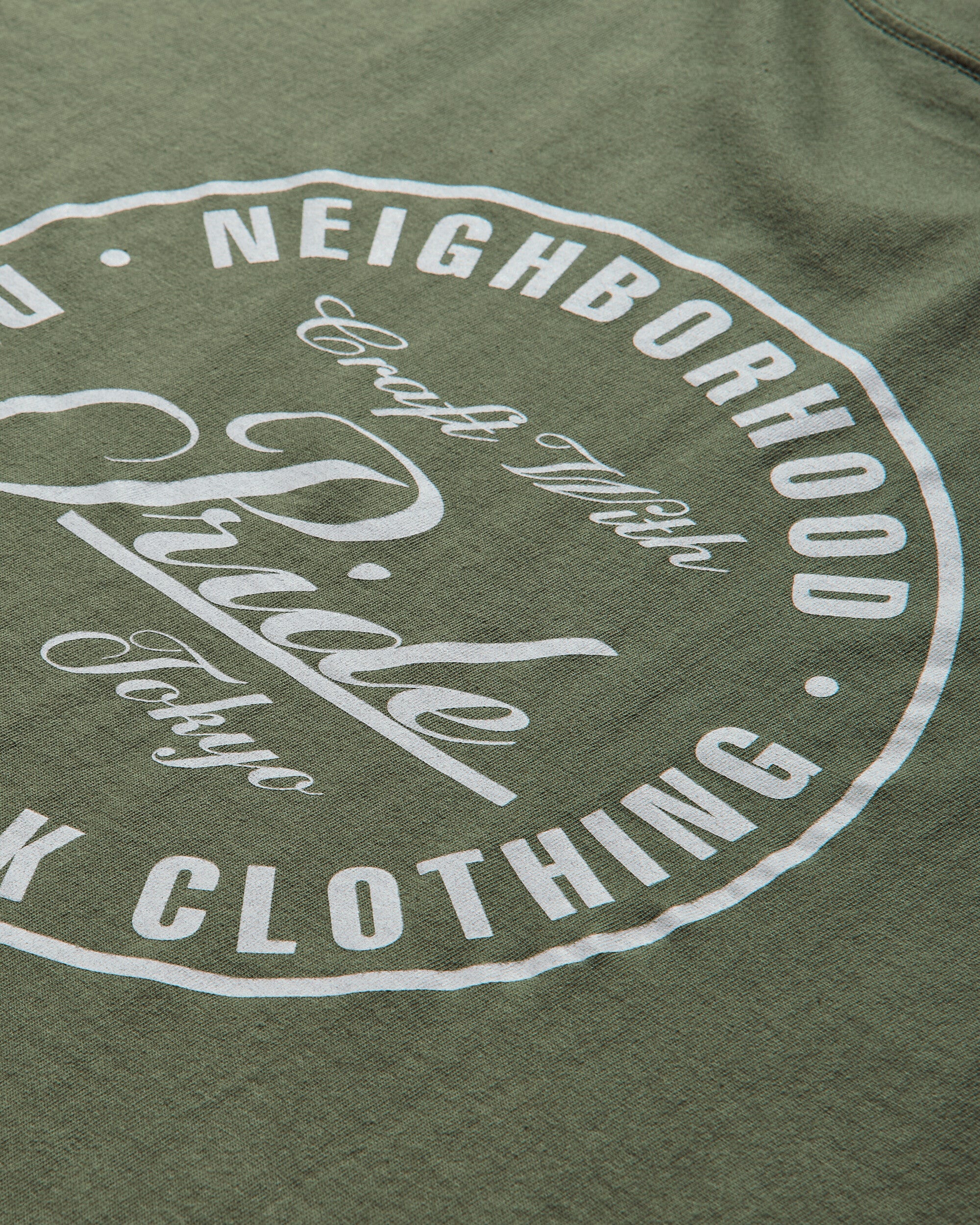 Neighborhood Nh . Tee Ss-2 Olive Drab T-Shirts Shortsleeve 242PCNH-ST02 OD