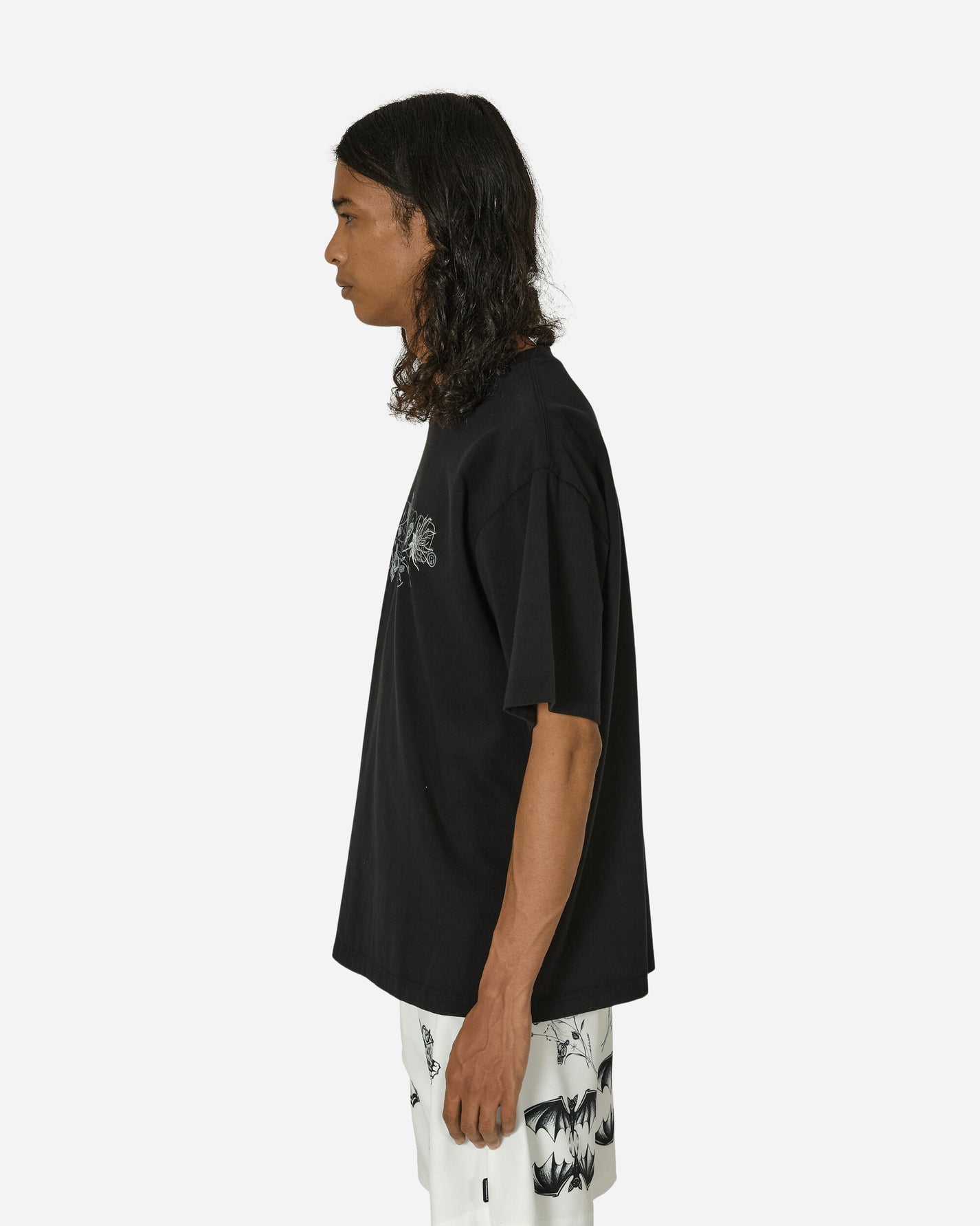 Neighborhood Nh × Dr Woo . Tee Ss-1 Black T-Shirts Shortsleeve 241PCDWN-ST01S 1