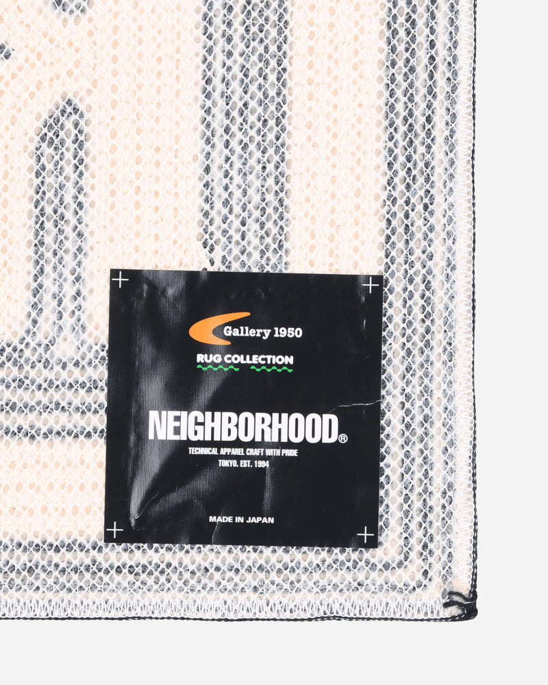 Neighborhood Nh X Gallery 1950 . Square Rug Mat Black Textile Rugs 241RFGNN-AC01 BK