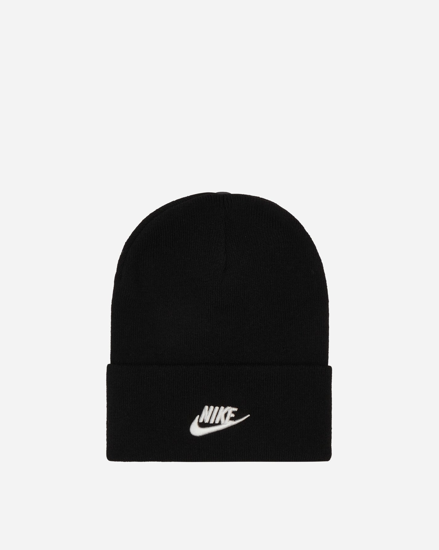 Nike U Nk Peak Beanie Tc Fut L Black/White Hats Beanies FB6528-010