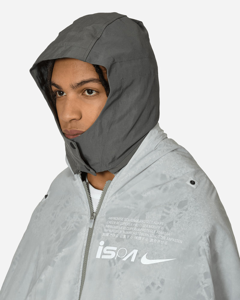 Nike U Nrg Ispa Metamorph Poncho Photon Dust/Iron Grey Coats and Jackets Ponchos FJ7267-025