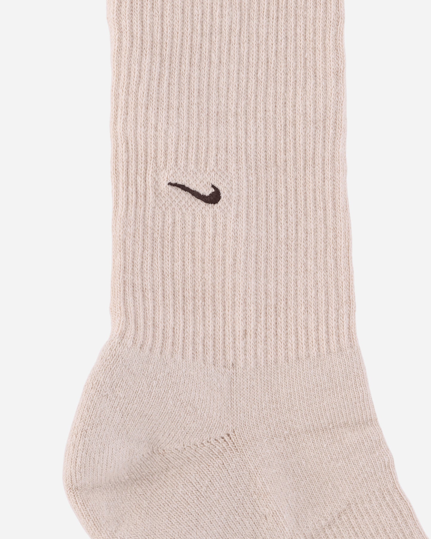 Nike U Nk Ed Csh Crew 2P-144 Embrdy Sanddrift/Earth Underwear Socks FZ3073-126