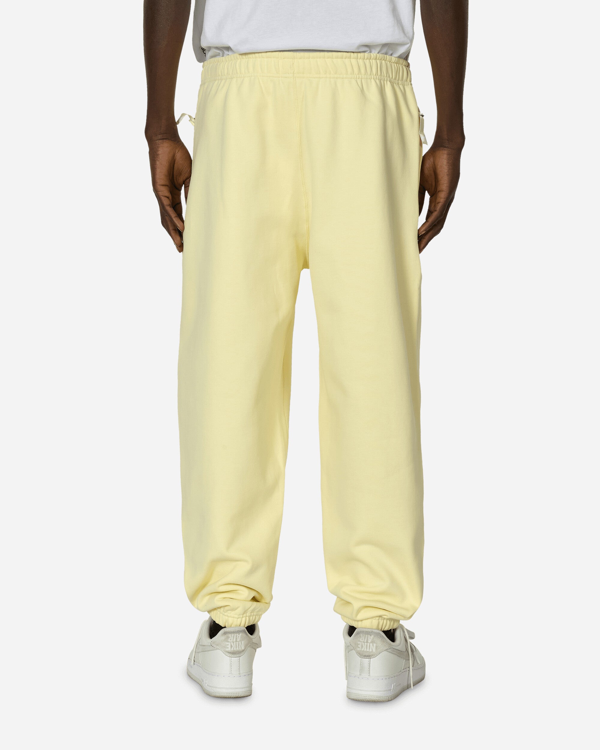 Nike M Nk Solo Swsh Flc Cf Pant Alabaster/White Pants Sweatpants DX1364-744